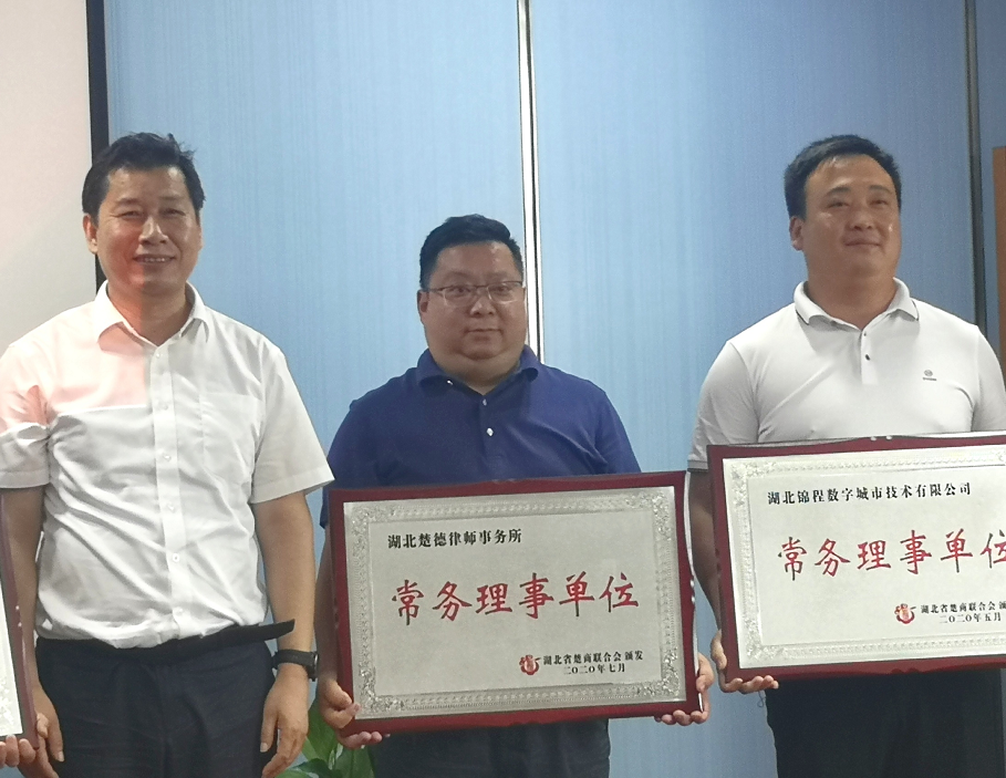 楚商联合会授予湖北楚德律所被「常务理事单位」荣誉称号 (图4)